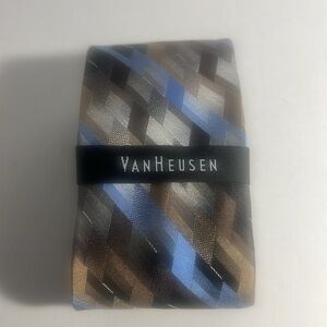 🆕Van Heusen tie blue and brown